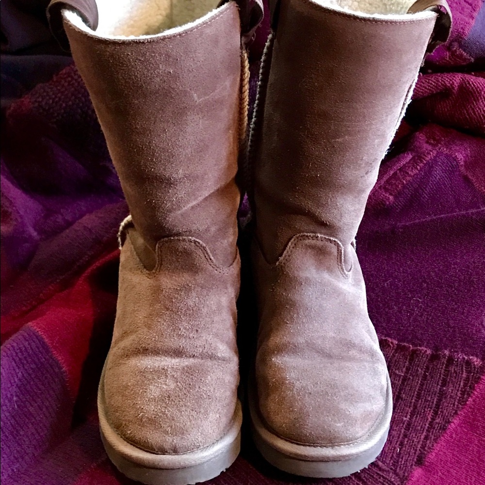 🦅AMERICAN EAGLE🦅 SUEDE SHEARLING FUR BOOTS